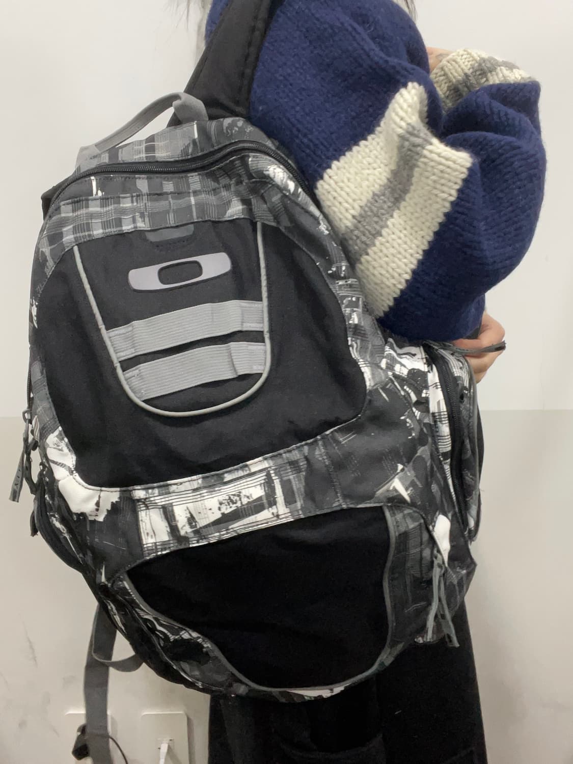 00’s Oakley 오클리 디지털 체크 엘립스 로고 백팩 상품이미지1