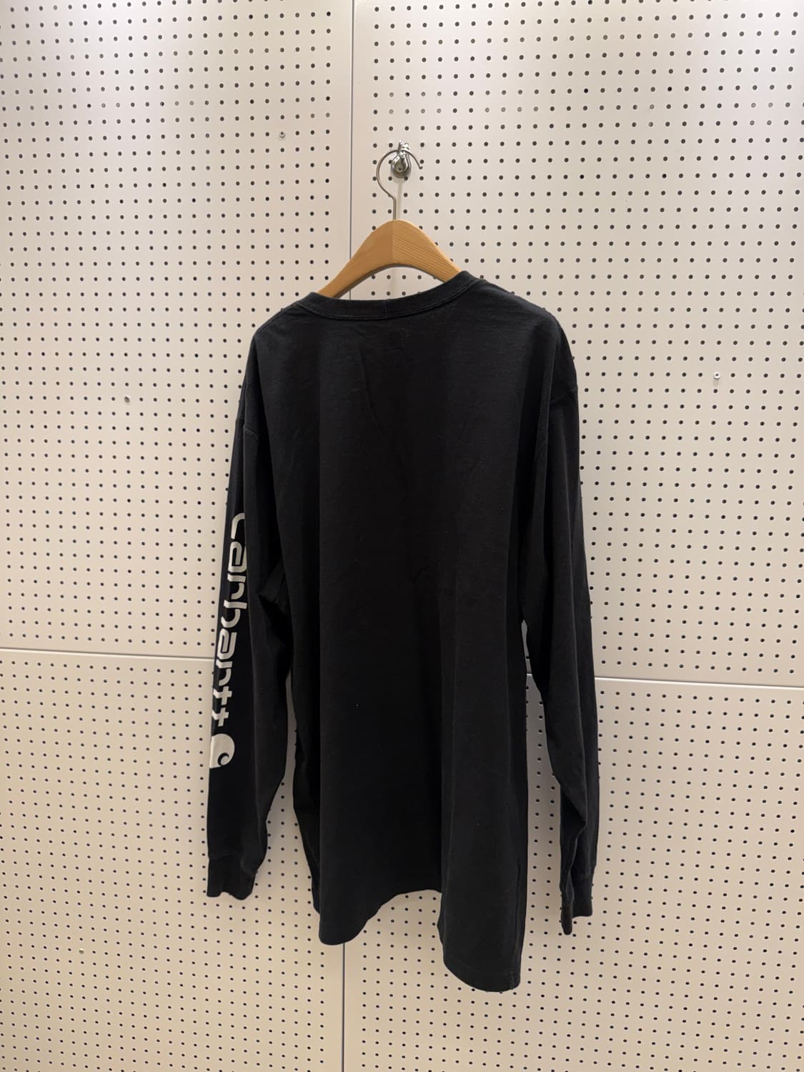 칼하트 시그니처 롱슬리브 블랙 U1567 상품이미지3