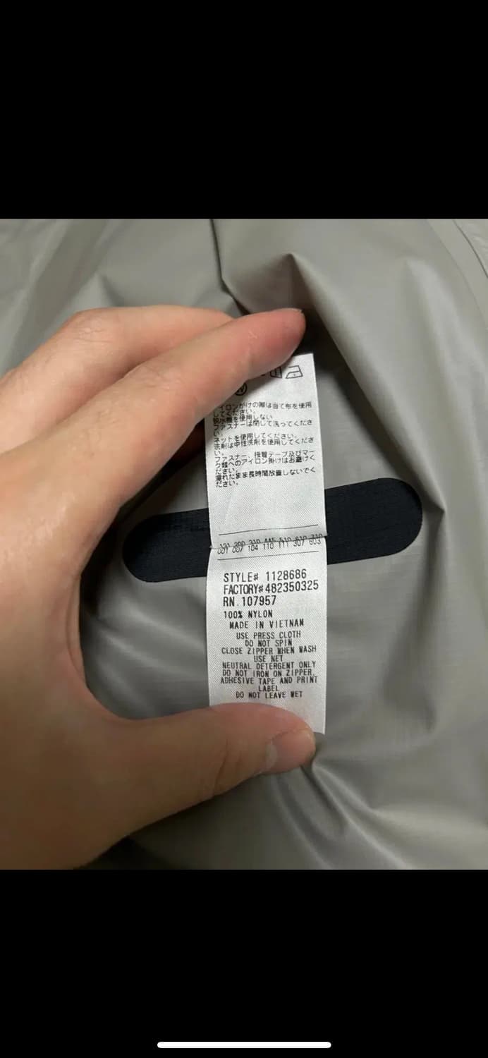 몽벨 블랙 고어텍스 자켓 XL *재팬라인 상품이미지7