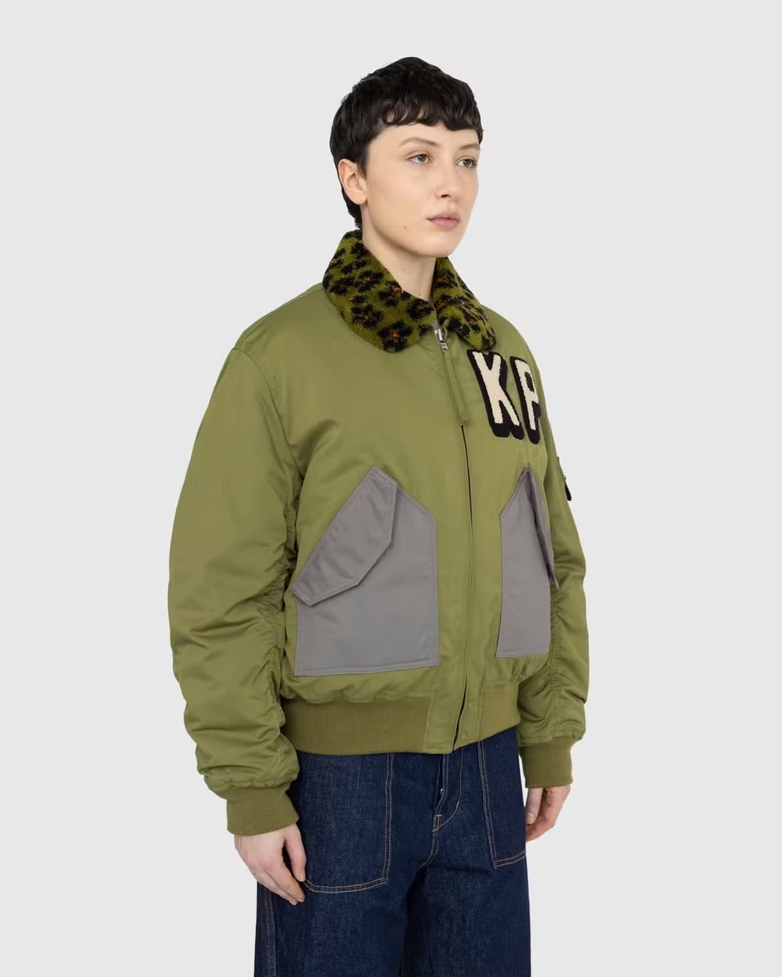 Kenzo 겐조 레오파드 봄버 자켓 상품이미지3