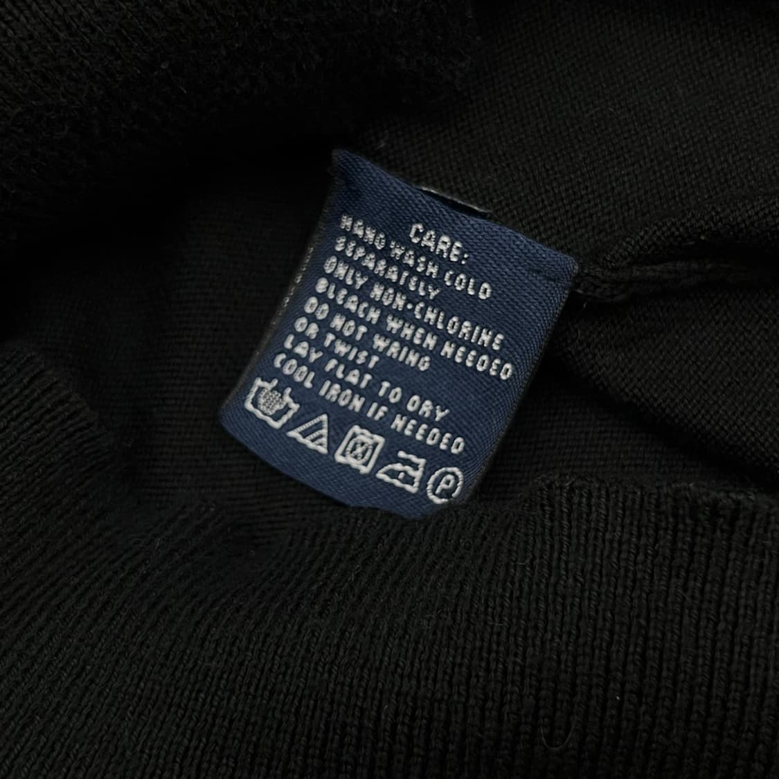 폴로 랄프로렌 치프키프 옥스포드 블랙 브이 니트 M 상품이미지5