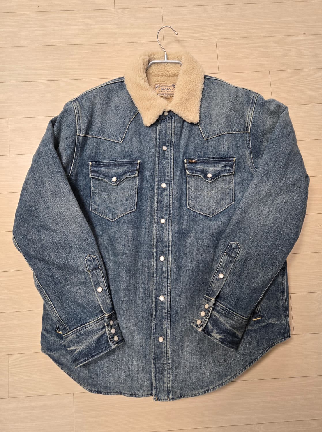폴로 POLO 플리스 데님 웨스턴 셔츠 자켓 상품이미지1