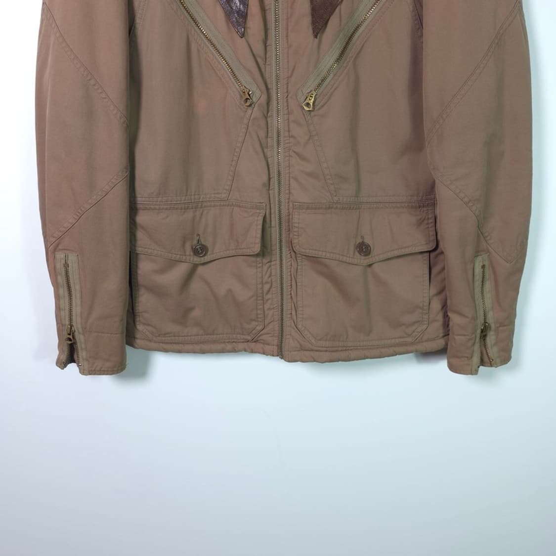 RRL 더블알엘 쉐어링 카라 B-15 타입 플라이트 자켓 M 상품이미지4