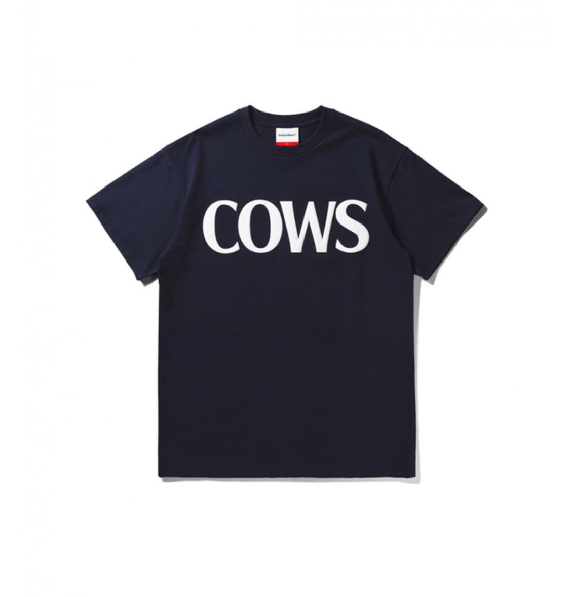 S) 엑스트라오디너리 카우 cows 반팔 티셔츠 네이비 상품이미지1