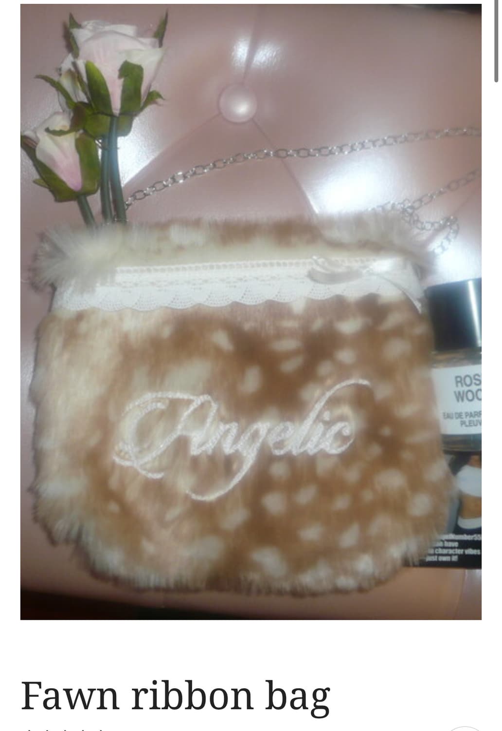 엔젤넘버555 밤비 fawn ribbon bag 크로스백 가방 사슴코어 상품이미지1