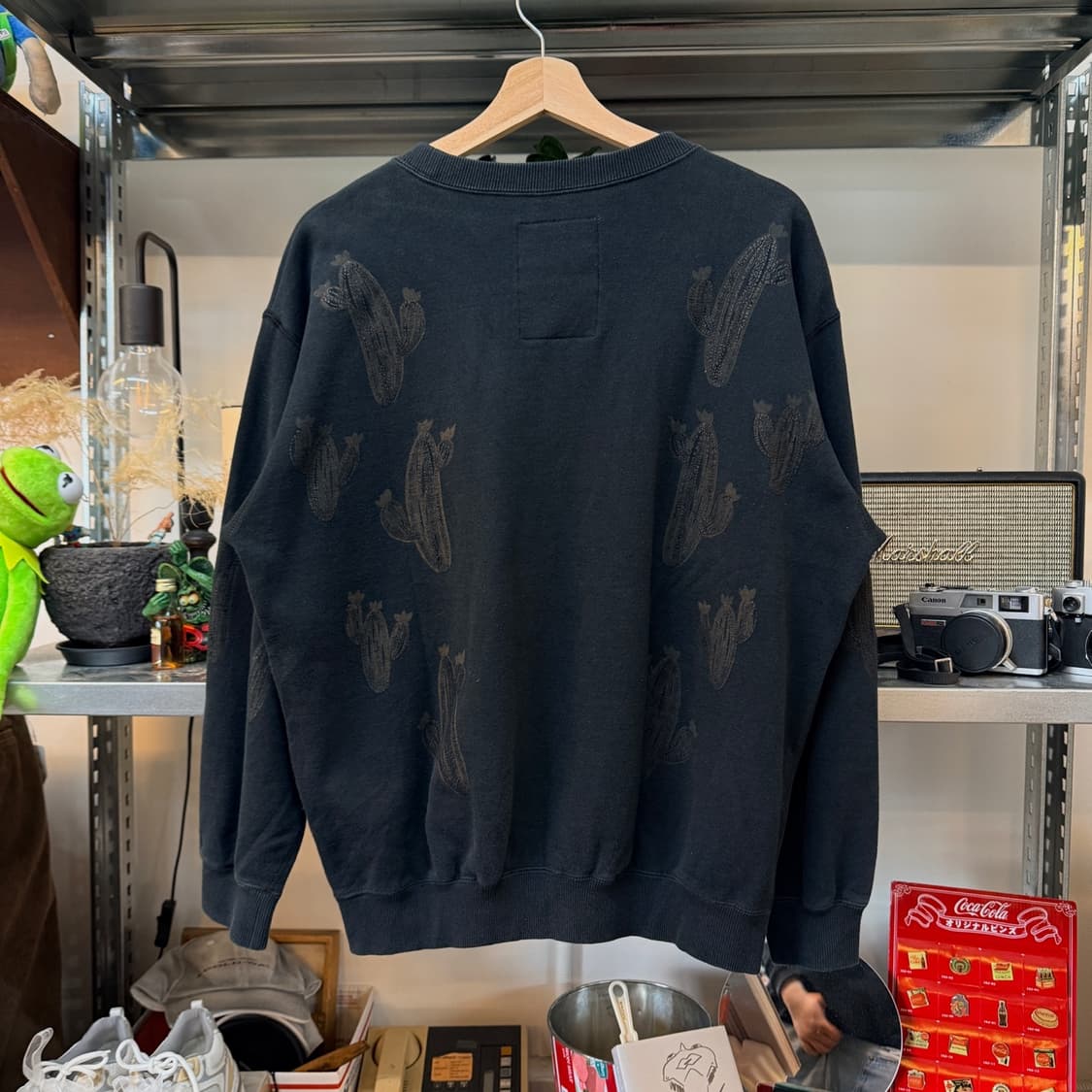 USPP MADE IN JAPAN 선인장 원숭이 카툰 그래픽  상품이미지5