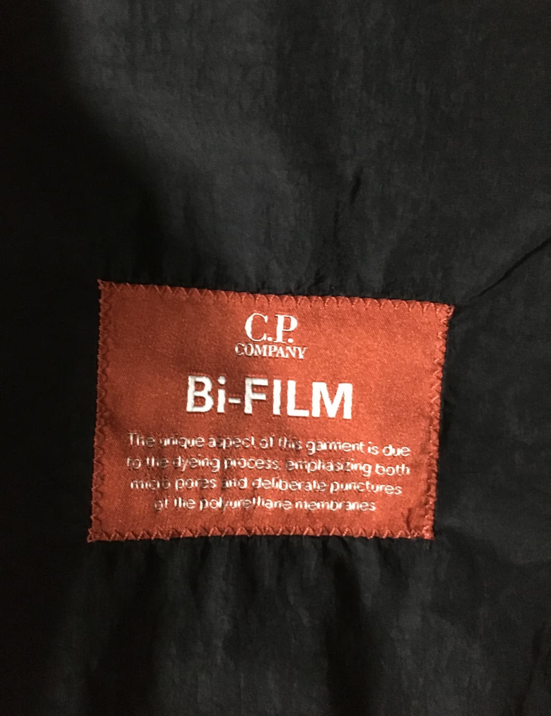 CP컴퍼니 펠트로 바이 필름 숏 자켓 블랙 판매합니다 상품이미지8