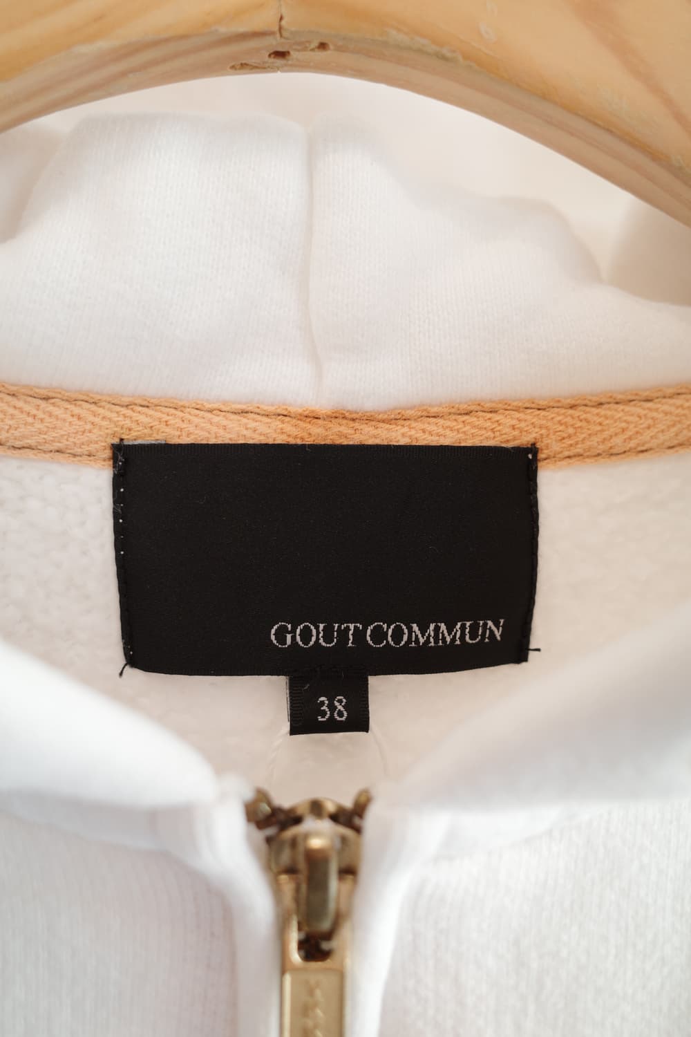 GOUTCOMMUN 투웨이 집업 후디 (MADE IN JAPAN)  상품이미지3