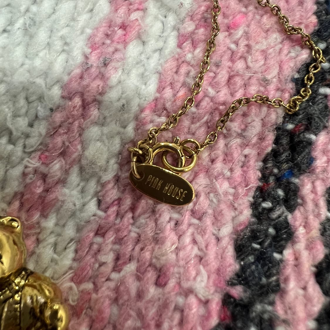 Pink house 곰돌이 목걸이 상품이미지2