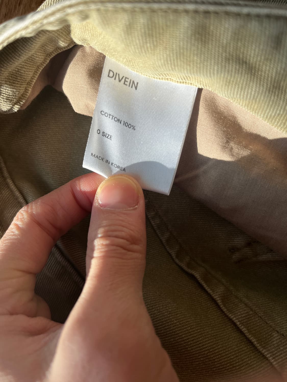 [0]다이브인 워시드 베른 카고 팬츠 베이지 (무민서) 상품이미지8