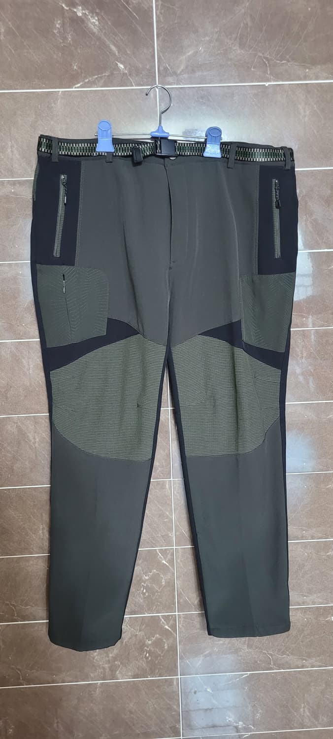 (남성42인치) 등산바지(기모)벨트 세트 상품이미지1