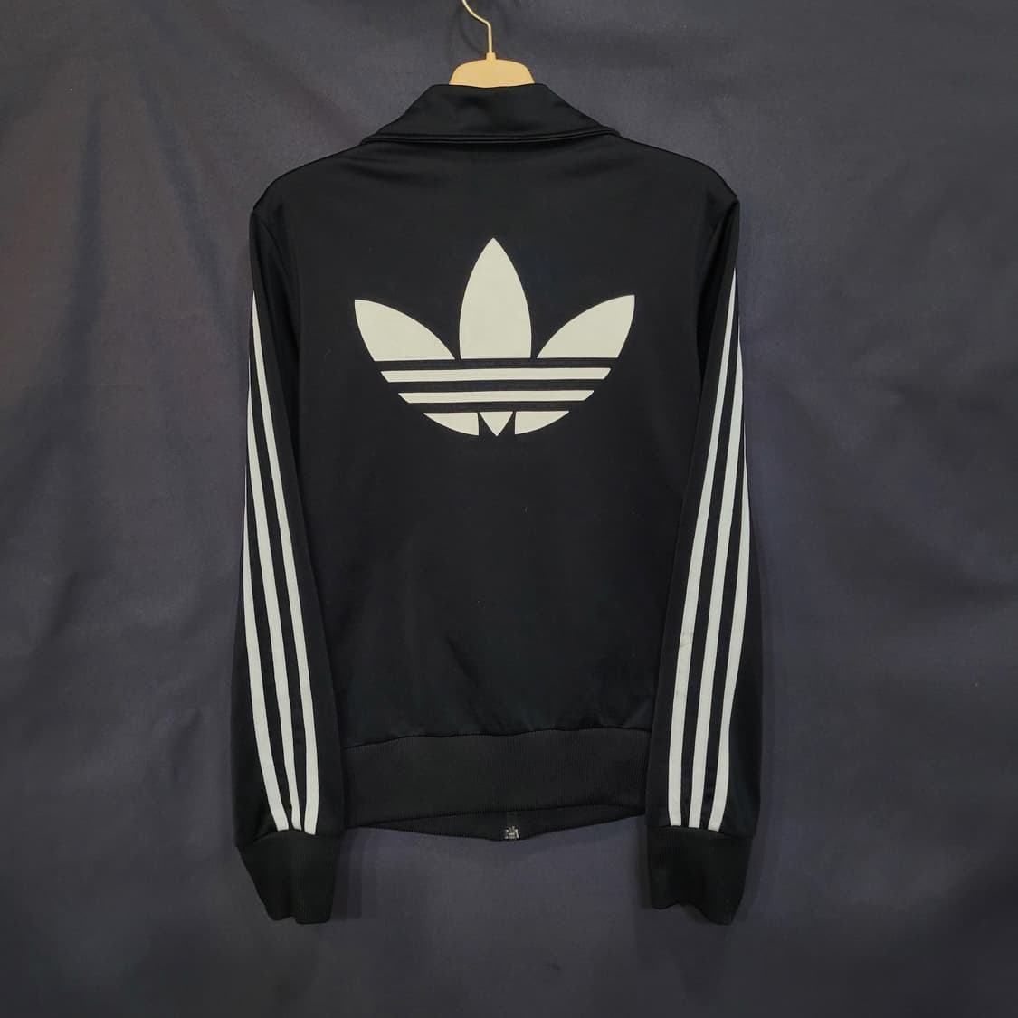 아디다스 불꽃 파이어버드 검흰 백로고 빅로고 트랙탑 져지  상품이미지3