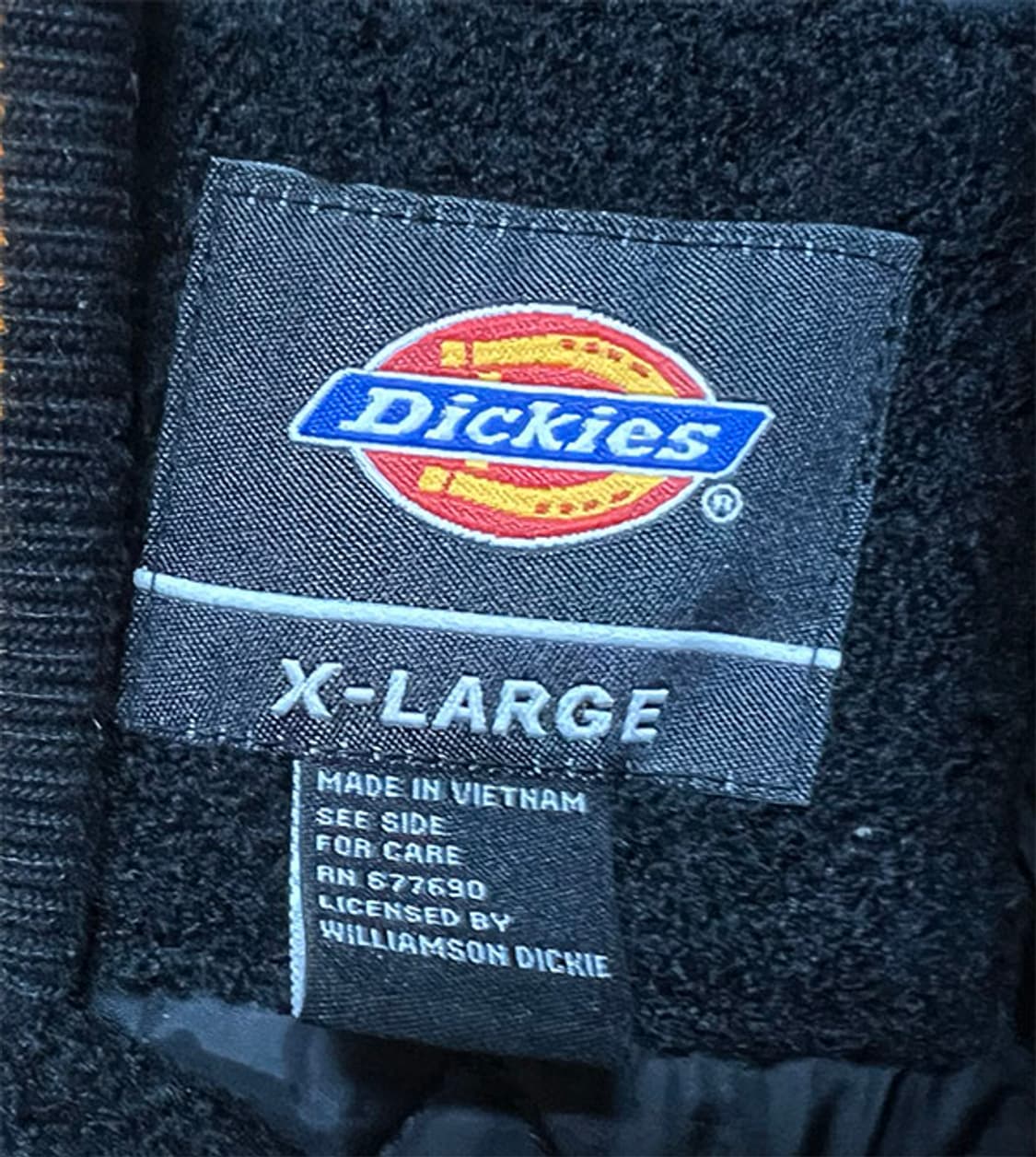 디키즈 남자 울 바시티자켓 블랙 안감누빔 캐주얼 XL 105 상품이미지3