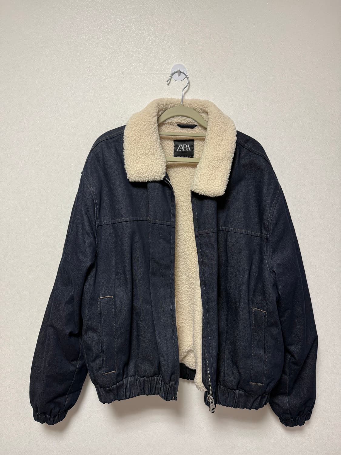 자라 데님 양털 자켓 상품이미지1
