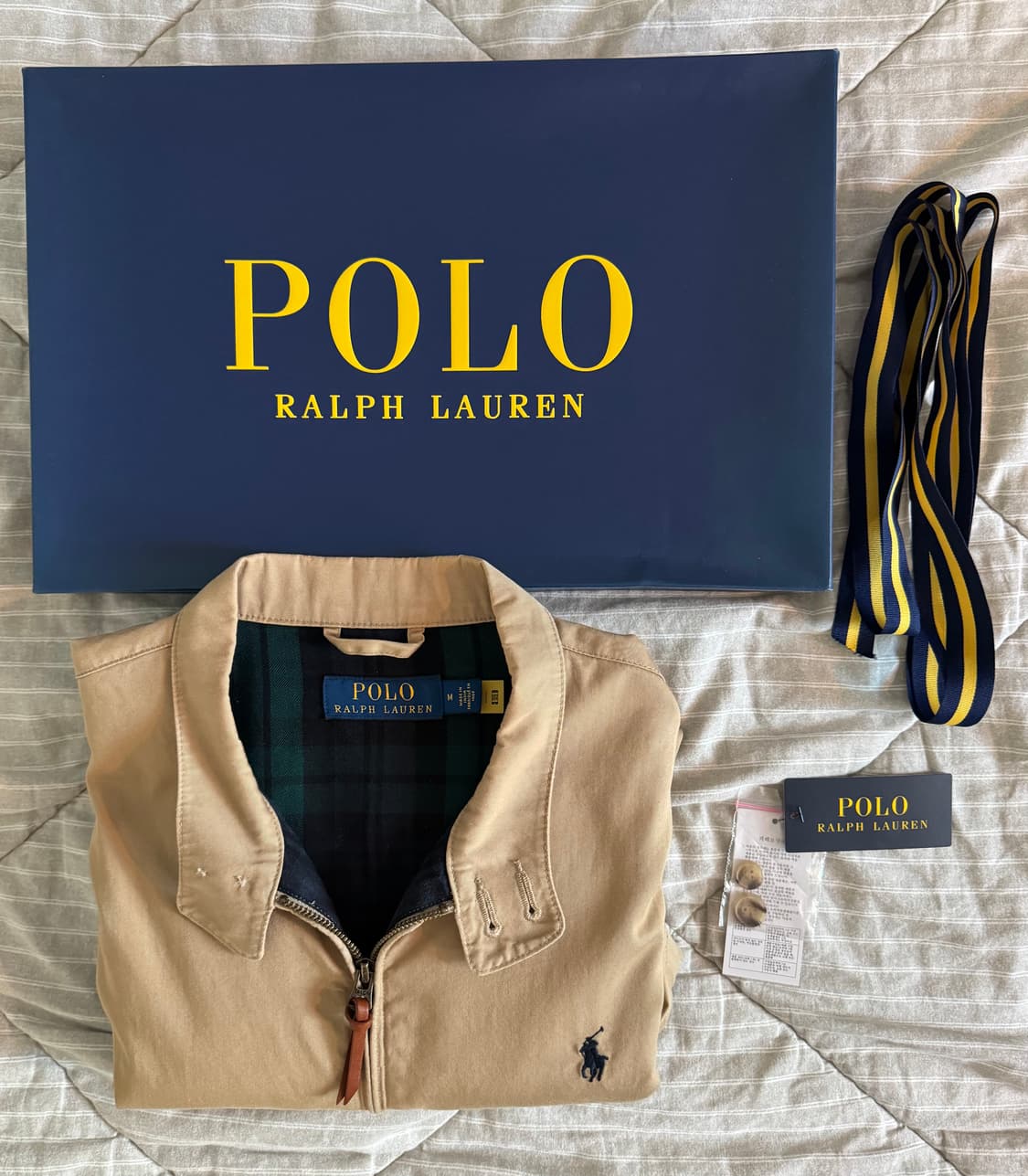 폴로 랄프로렌 바라쿠다 자켓 베이지 상품이미지3