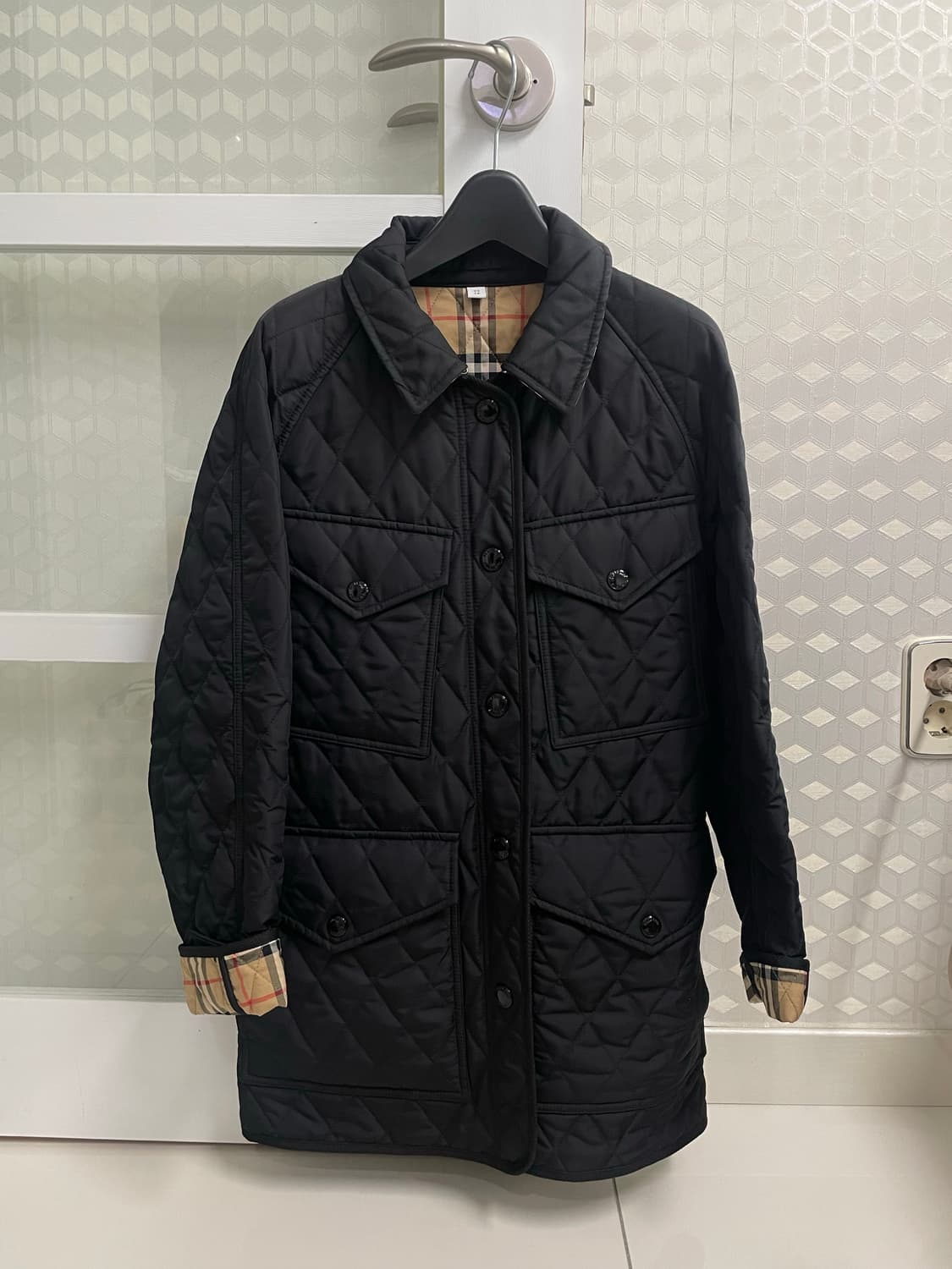(XS) 버버리 퀼팅 자켓 상품이미지2