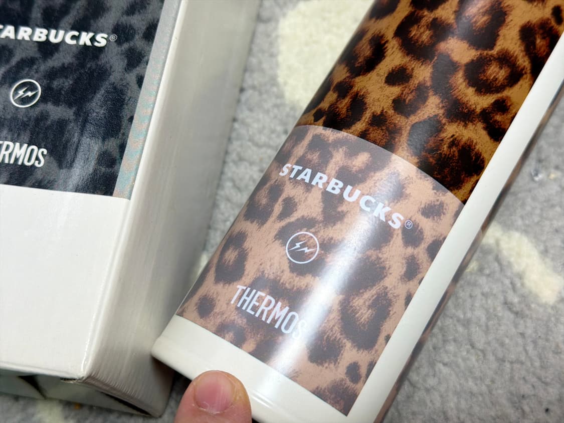 프라그먼트 스타벅스 레오파드 보온병 상품이미지2