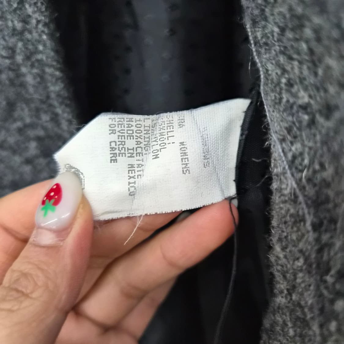 울리치 회색 모직 숏코트 남녀공용 M 상품이미지5