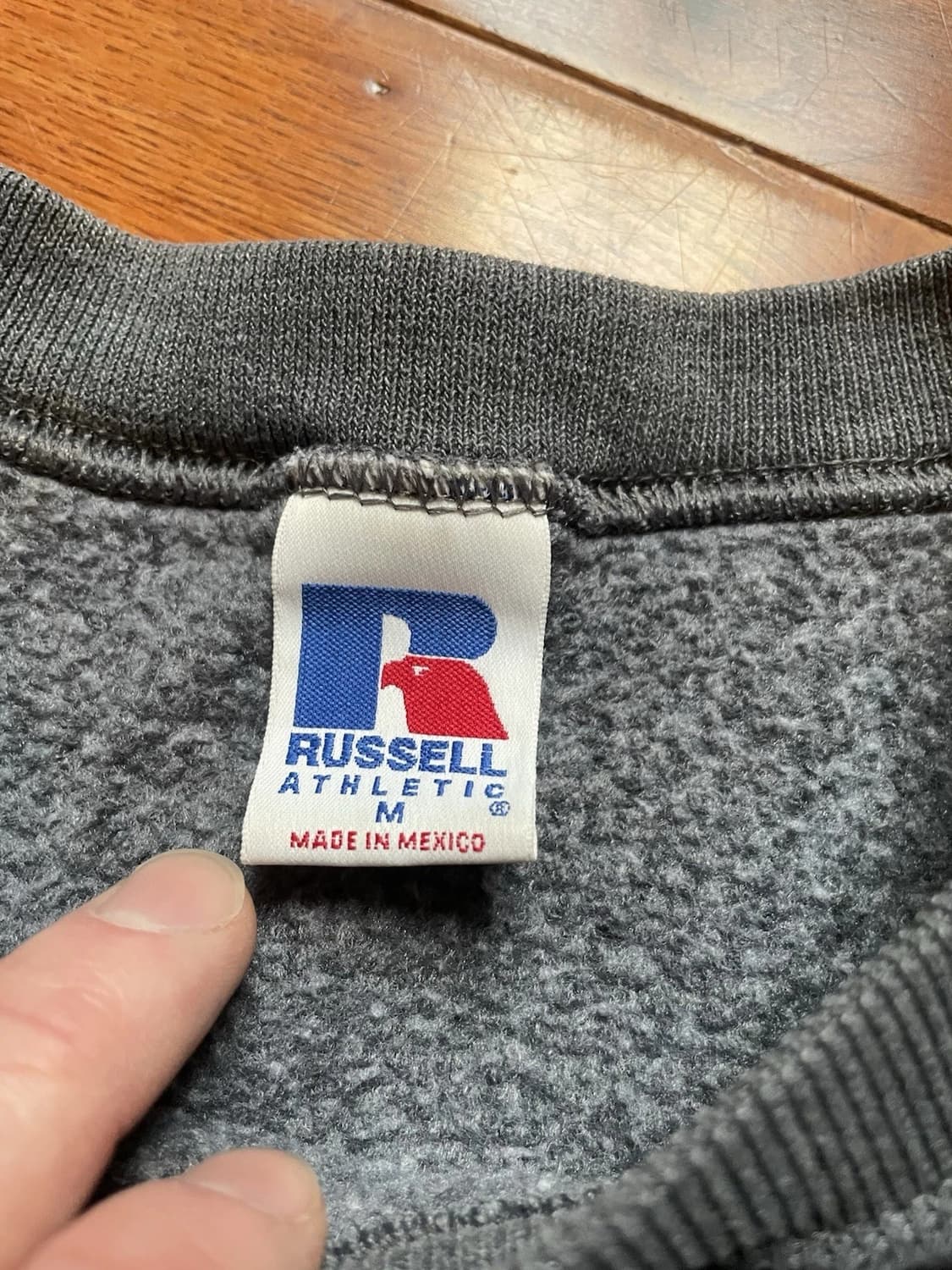 90s 러셀 애슬레틱 빈티지 그레이 맨투맨 상품이미지7