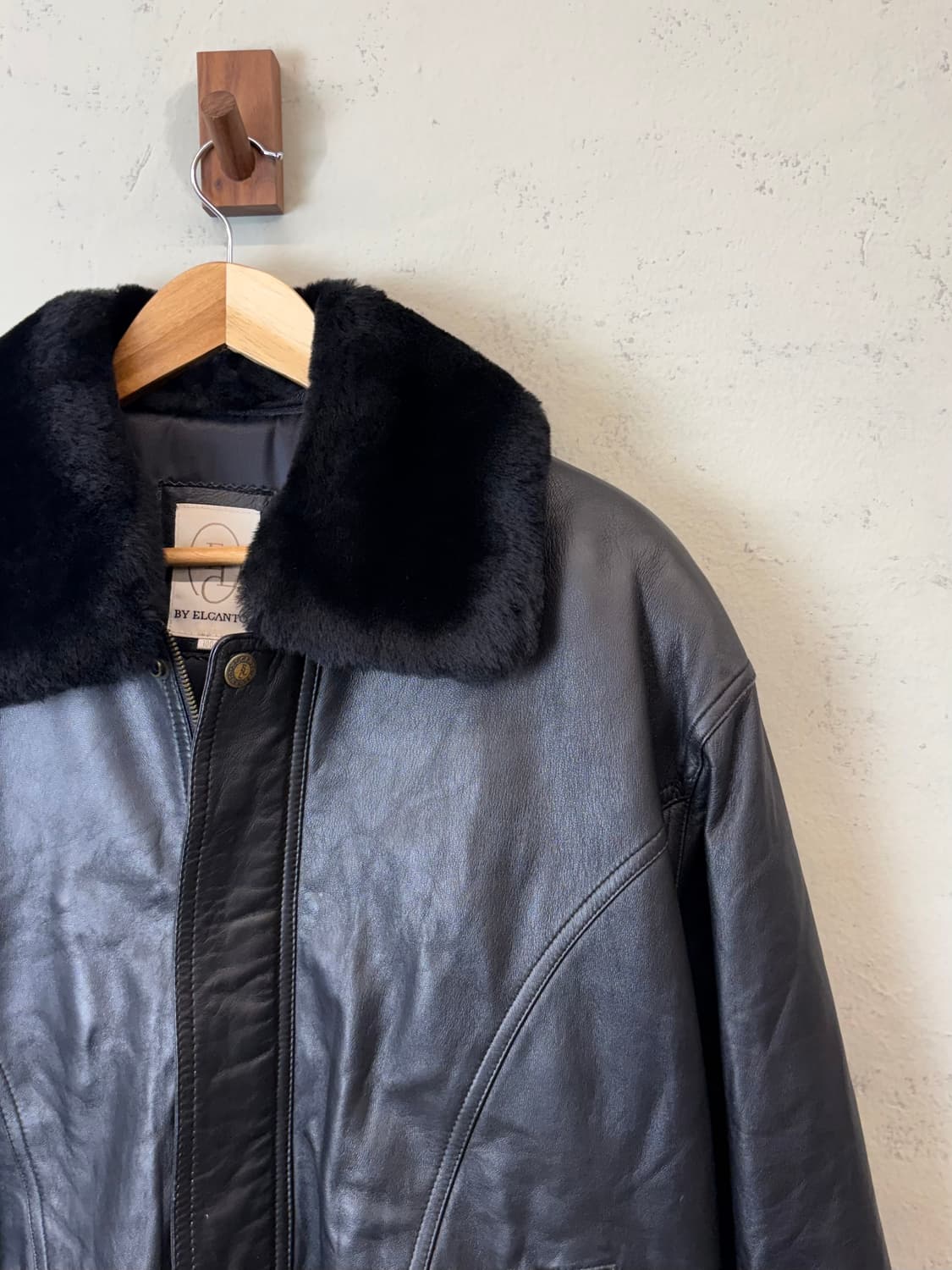 빈티지 리얼레더 봄버 자켓 상품이미지2