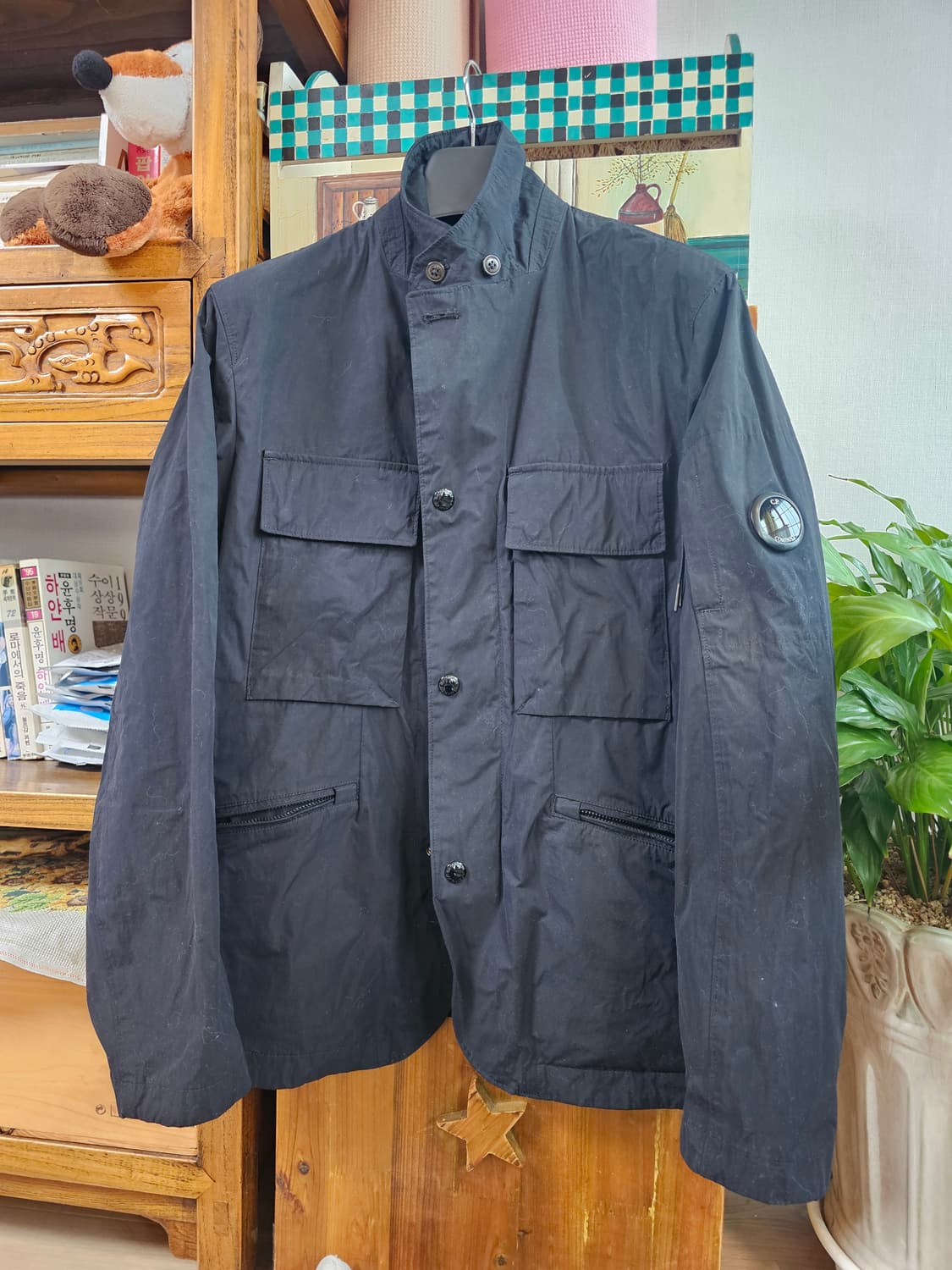 하이넥 씨피컴퍼니 자켓 팔아요 100사이즈 블랙 상품이미지1