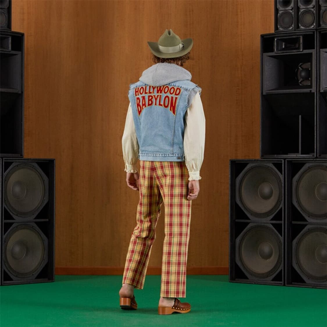 구찌 할리우드 바빌론 데님 후드 베스트 상품이미지1