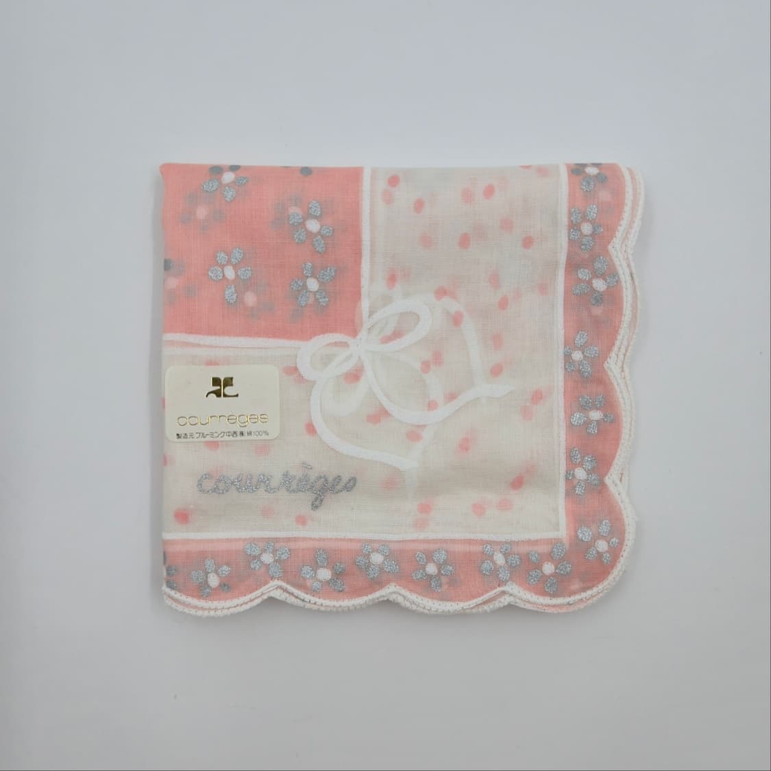 [새상품] courreges 꾸레쥬 손수건 스카프 - 3 상품이미지2
