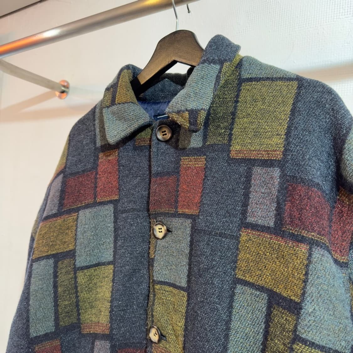 까르뜨블랑슈 체크 코트 상품이미지4