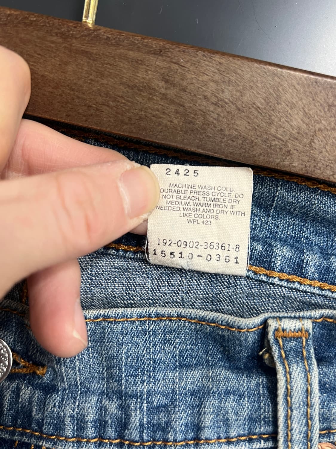 90s Levis 리바이스 510 클래식 슬림 스트레치 데님 팬츠 상품이미지8