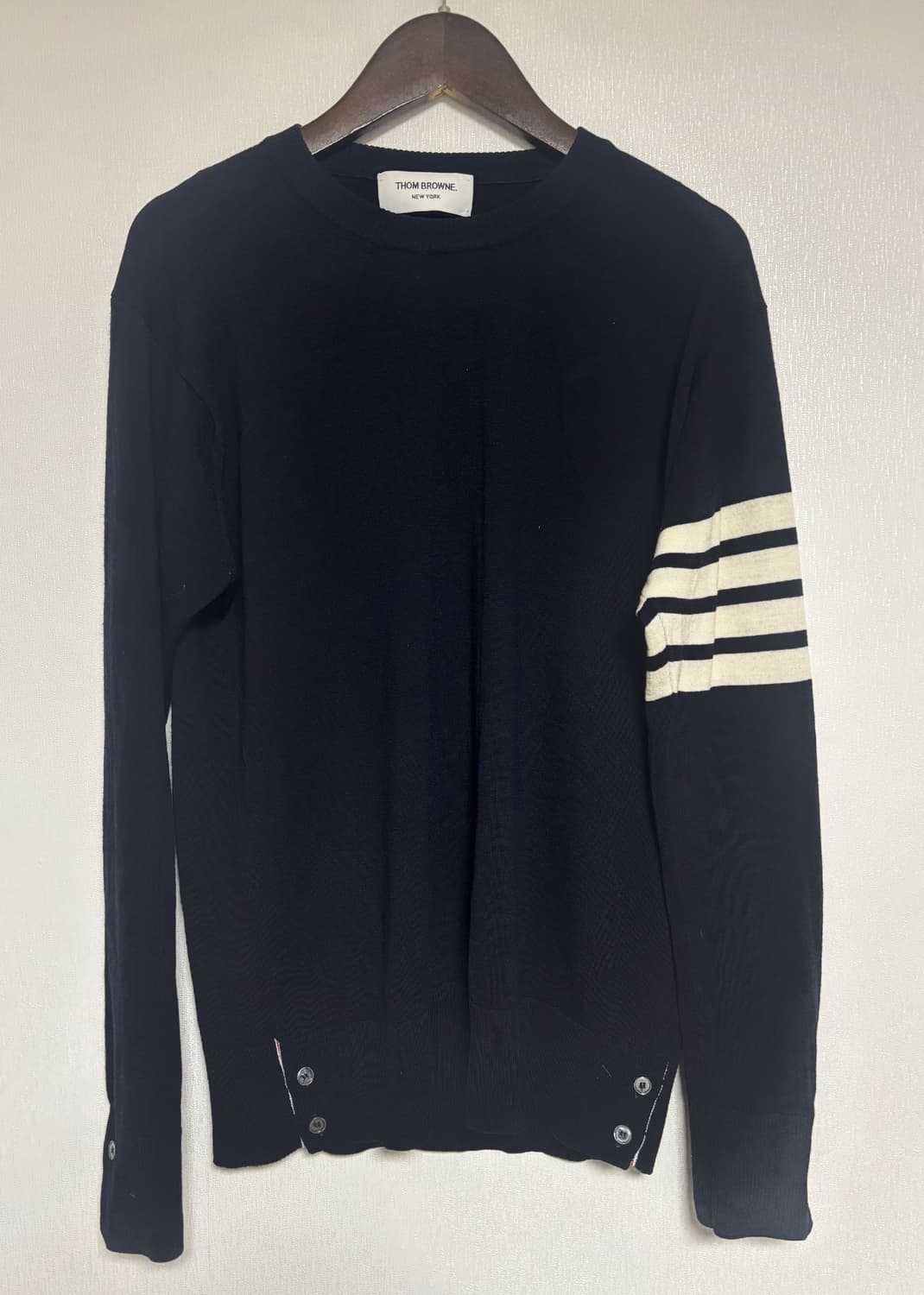톰브라운 니트 네이비 2사이즈 백화점판 상품이미지1