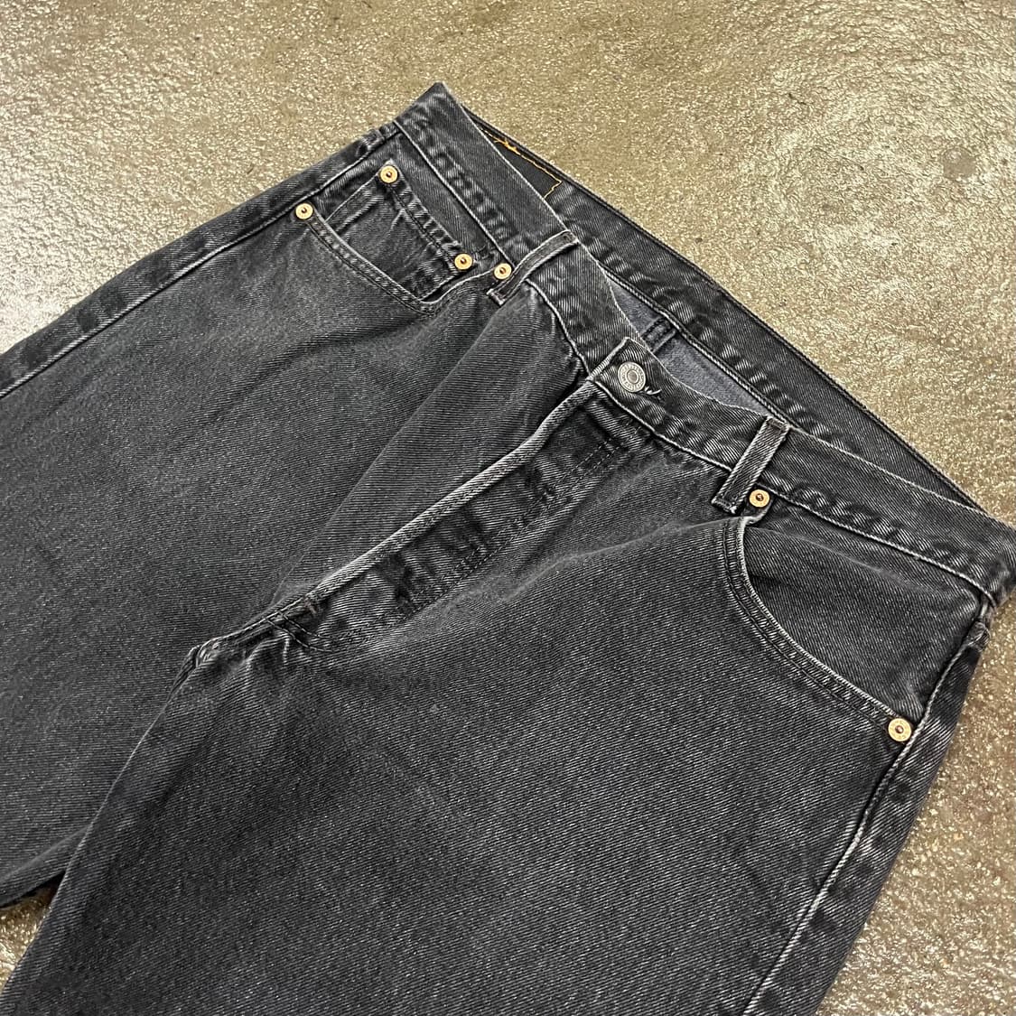 90s 리바이스501 블랙진 (34“) 상품이미지2