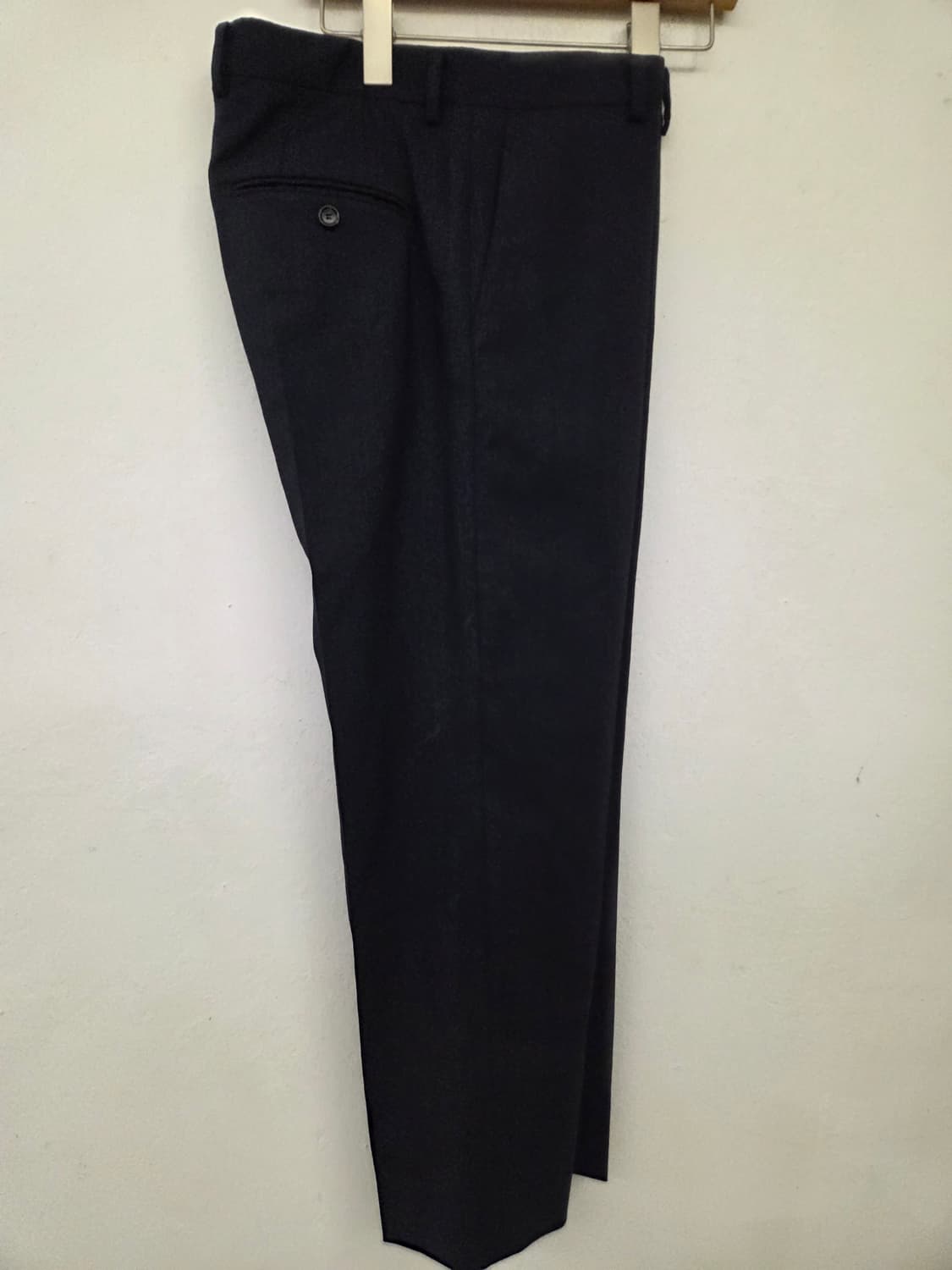 시스템 슬림핏 블랙 정장 바지  상품이미지1