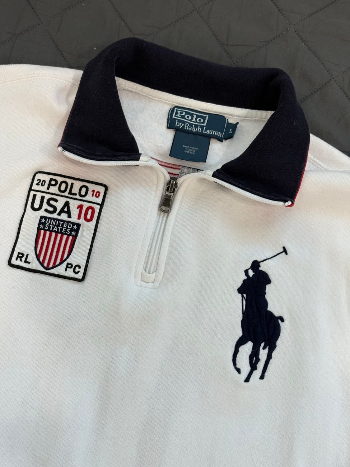 Polo 폴로랄프로렌 USA 반집업 맨투맨  상품이미지2