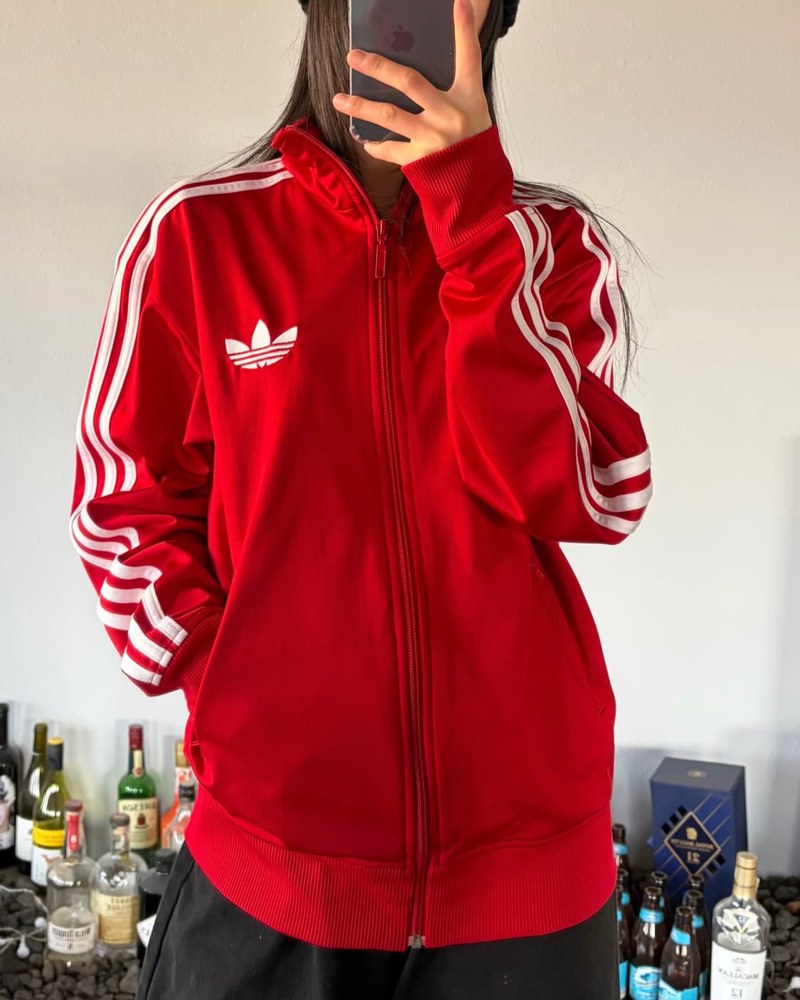 [S-M]아디다스 구형 파이어버드 레드 트랙탑 져지 상품이미지2