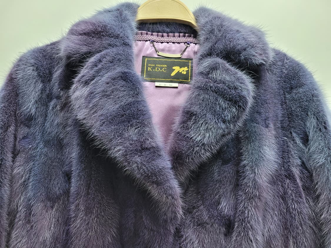 K.D.C 밍크 숏 코트 / 여 91-99-160 투톤퍼플
 상품이미지3