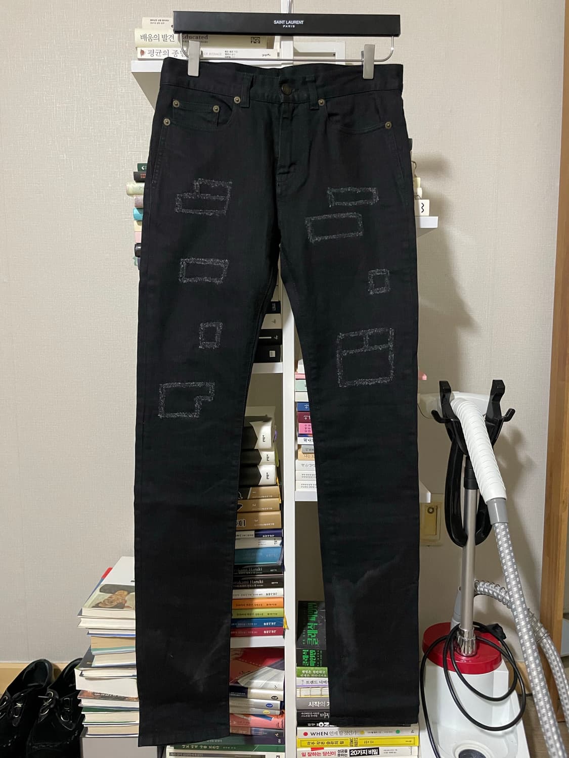 생로랑 18aw 패치 워크 스키니진 28 상품이미지1