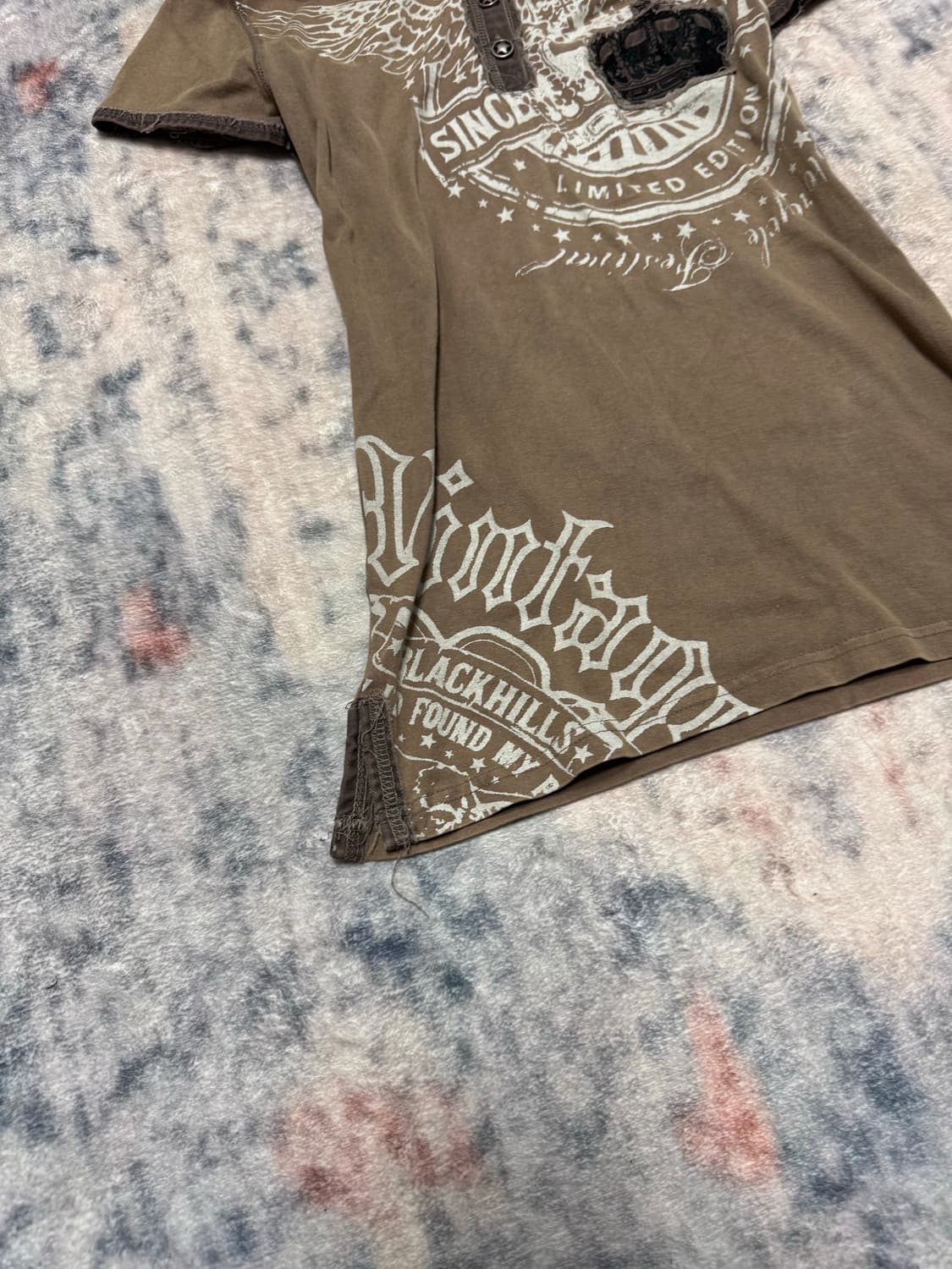 Glitz 00s grunge y2k hood top 상품이미지5