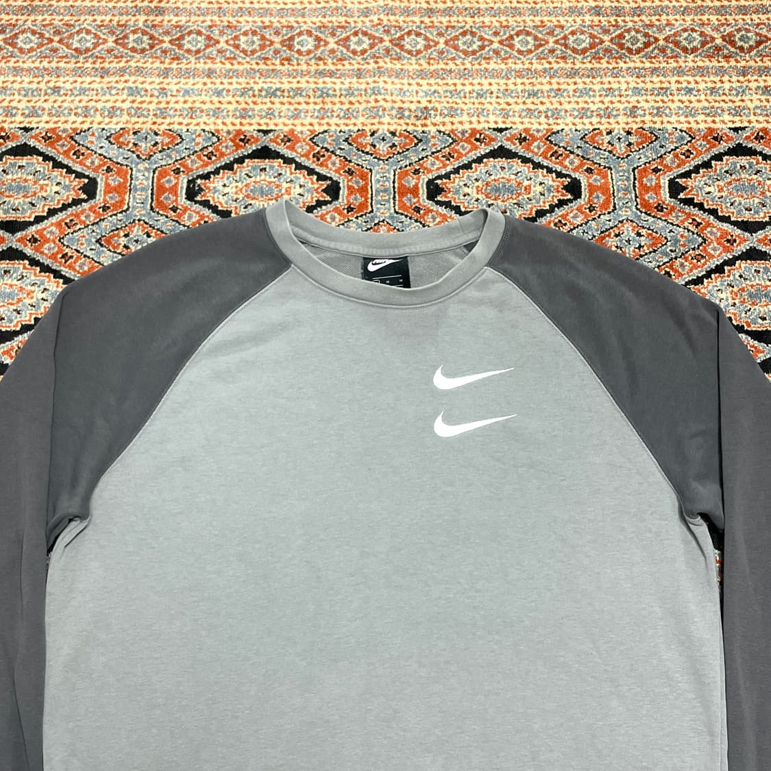 나이키 스우시로고 차콜 나그랑 맨투맨 남성M 상품이미지2