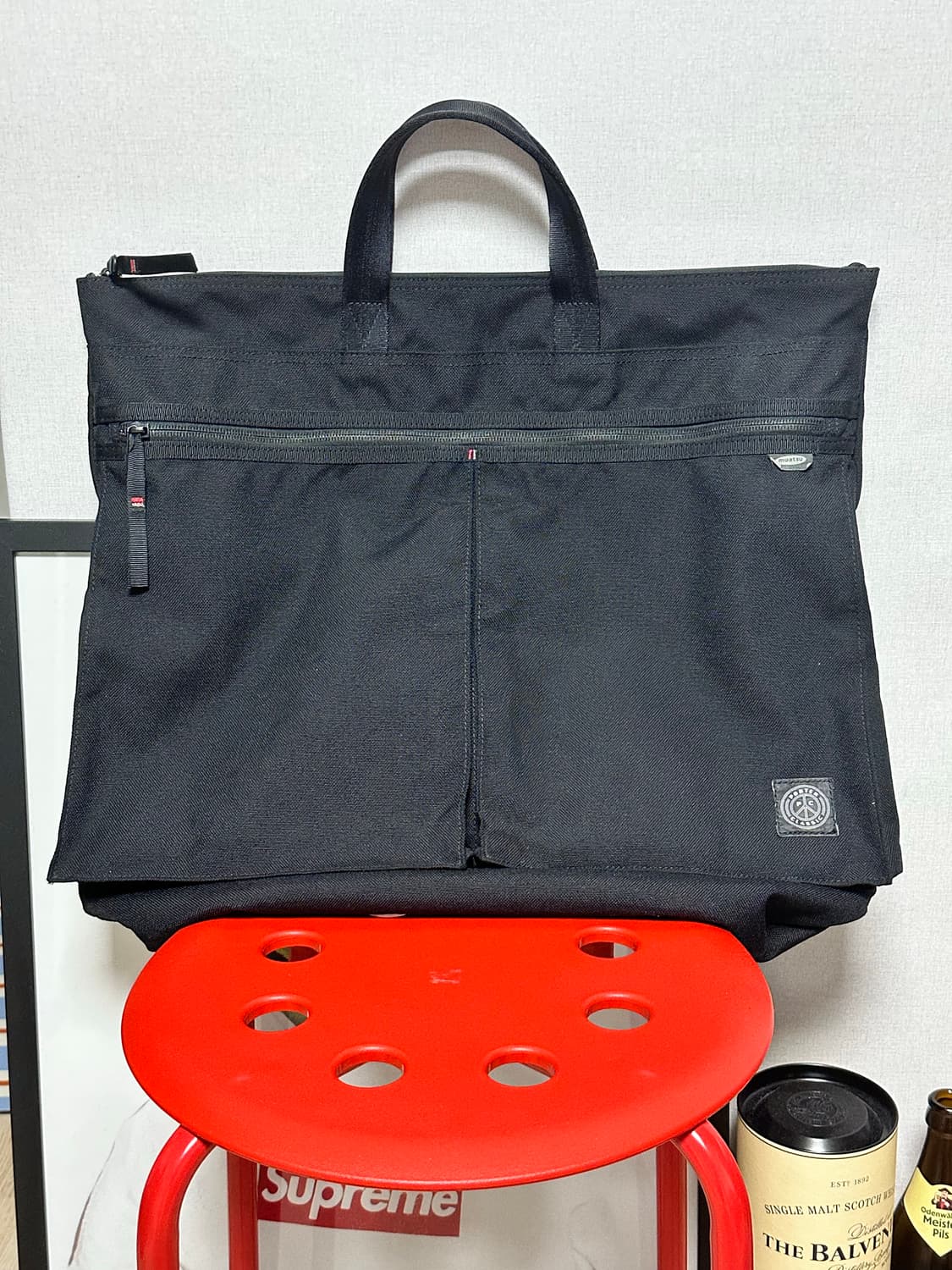 포터클래식X쇼와니시카와 무아츠 뉴튼 헬맷백 L 상품이미지1