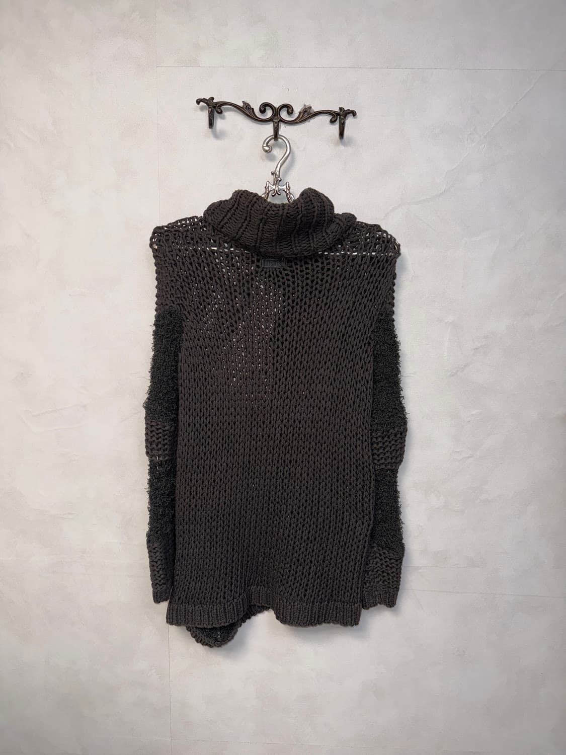 DIESEL ash khaki grunge turtle neck knit 상품이미지4