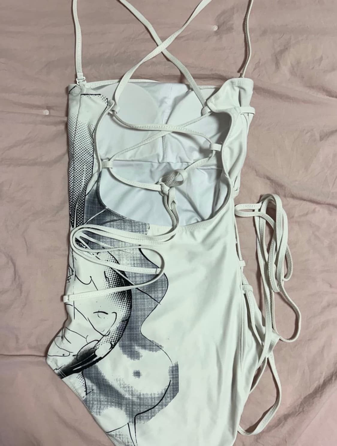 NACHE COSMIC SWIM SUIT WHITE 상품이미지3