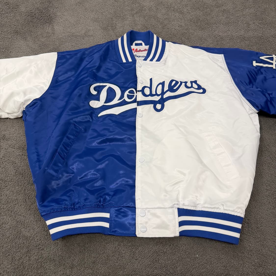 [정품/L] 마제스틱 LA다저스 스타디움 바시티 자켓 상품이미지3