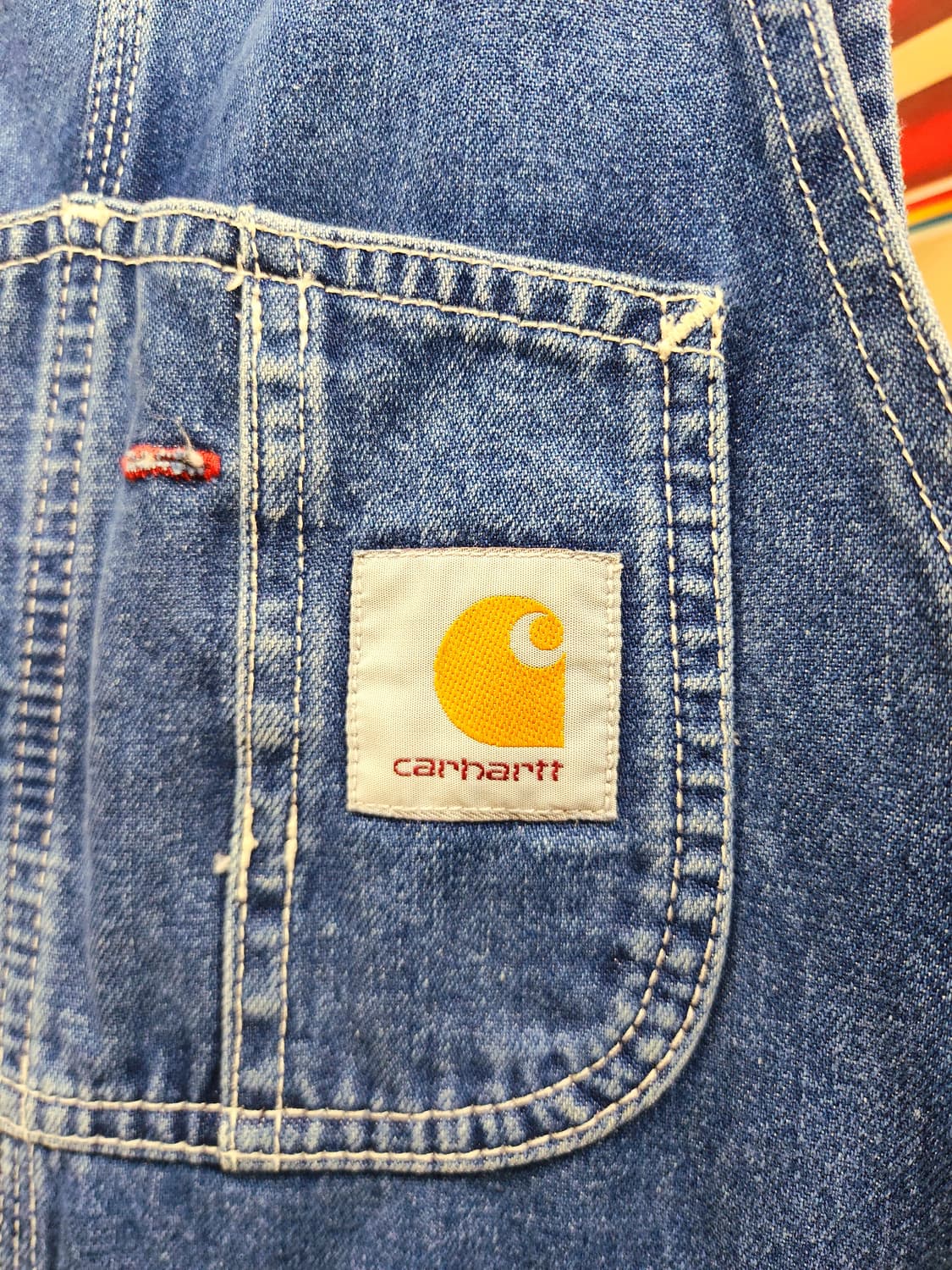 칼하트 Wip 데님 오버롤 상품이미지7