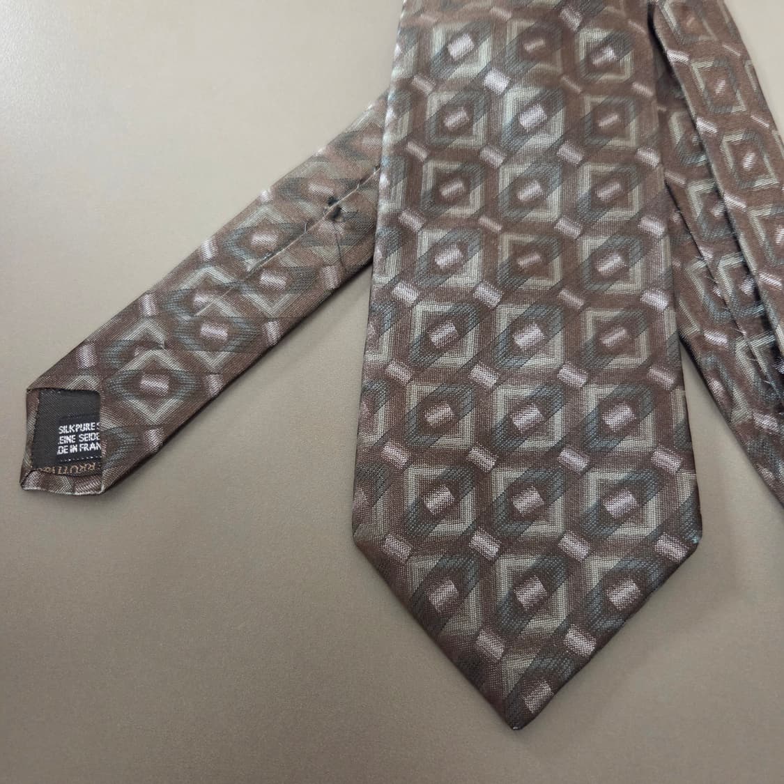 Cerruti 1881 프랑스 실크 빈티지 넥타이 상품이미지4