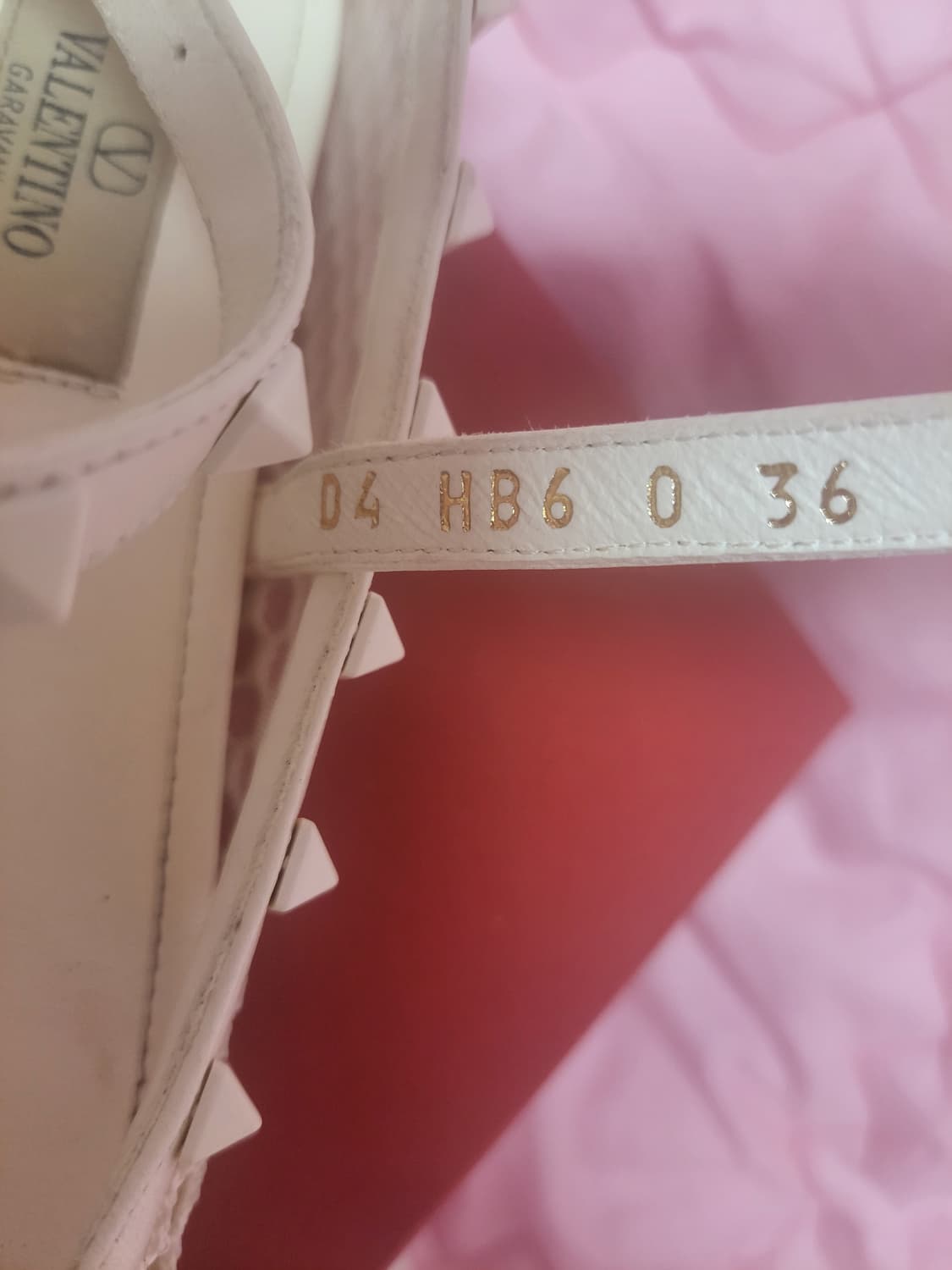 정품)급처5번정도신음!발렌티노 차정원 리본발레리나메리제인플랫슈즈 매장가1 상품이미지3