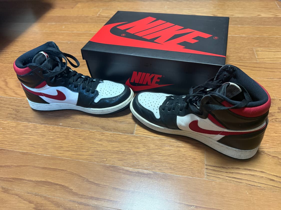 [255] 조던 1 레트로 하이 OG 짐레드 상품이미지3