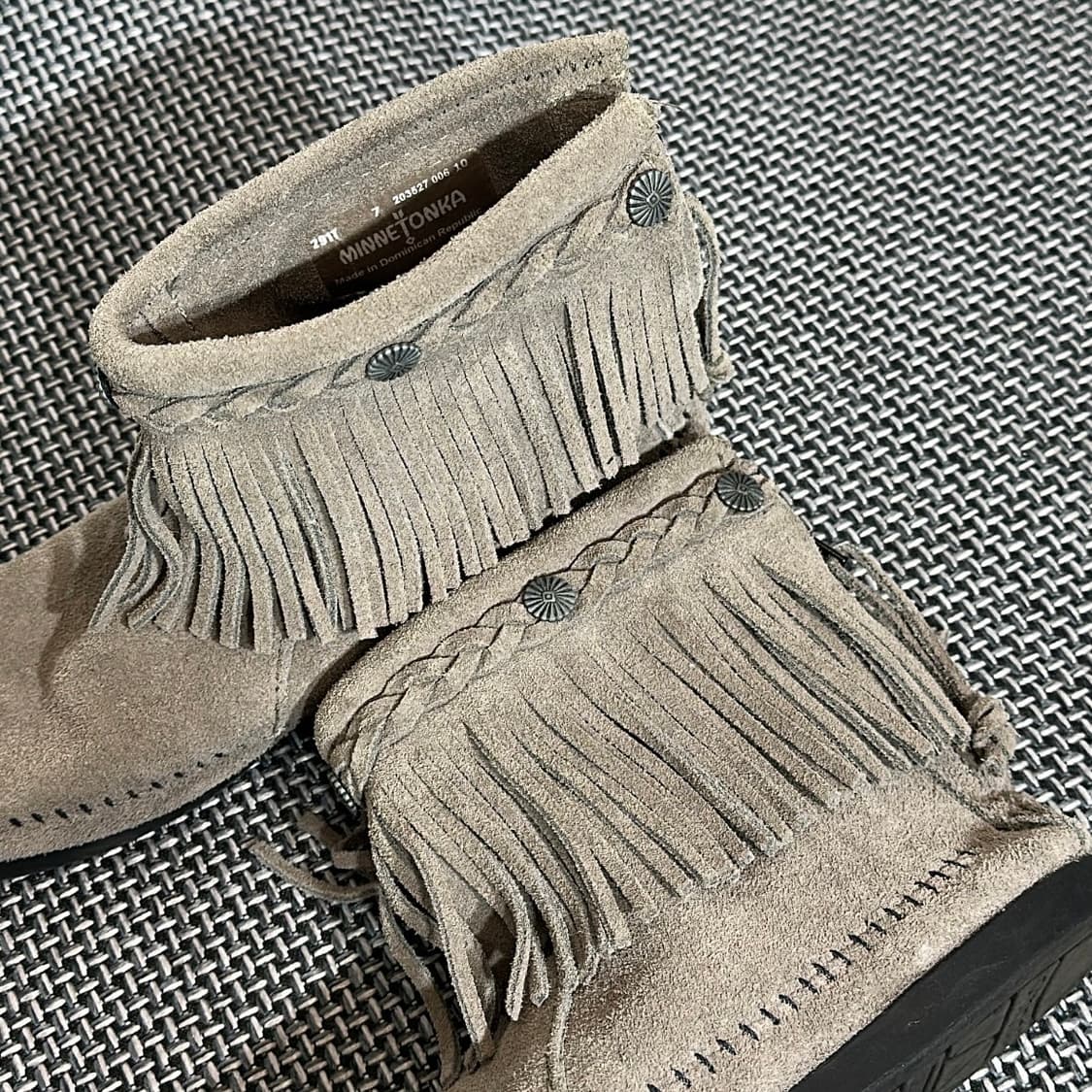 MINNETONKA 부츠 베이지 상품이미지6