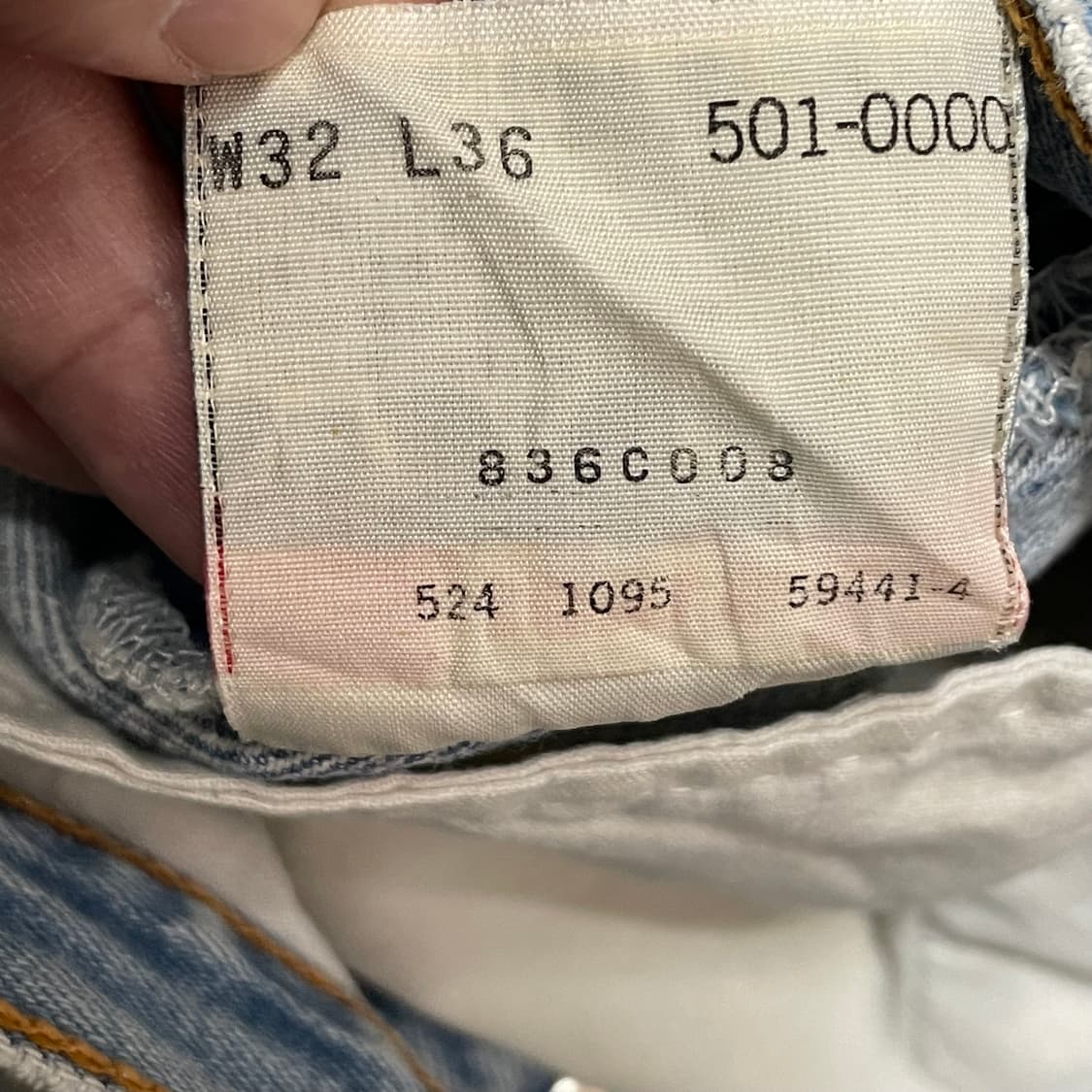 리바이스 501 xx  USA 페인팅 커스텀 데님팬츠 상품이미지3