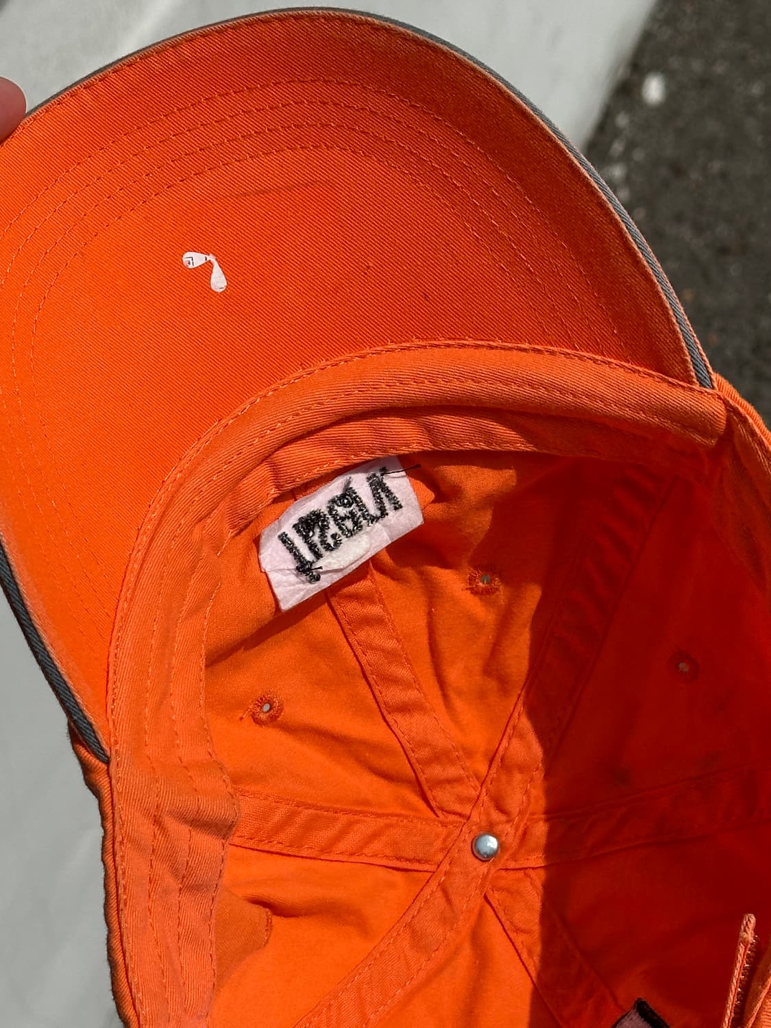 [F] anvil 오렌지 로고 빈티지 볼캡 모자 상품이미지5