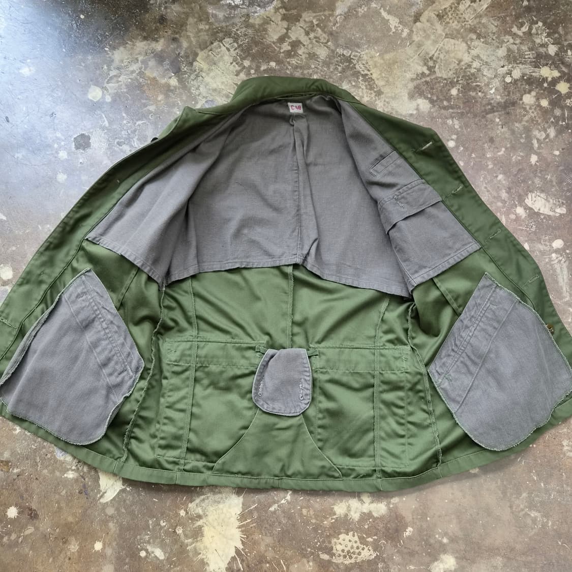 100-105) 스웨덴군 M59 필드자켓 야상 자켓 1973s 밀리터리 상품이미지6